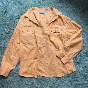 Vintage collared shirt jacket